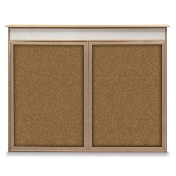Single Door Enclosed Indoor Letterboard